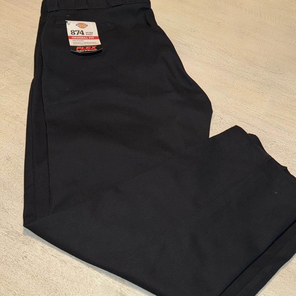 Dickies Black Classic Straight-Leg Jeans